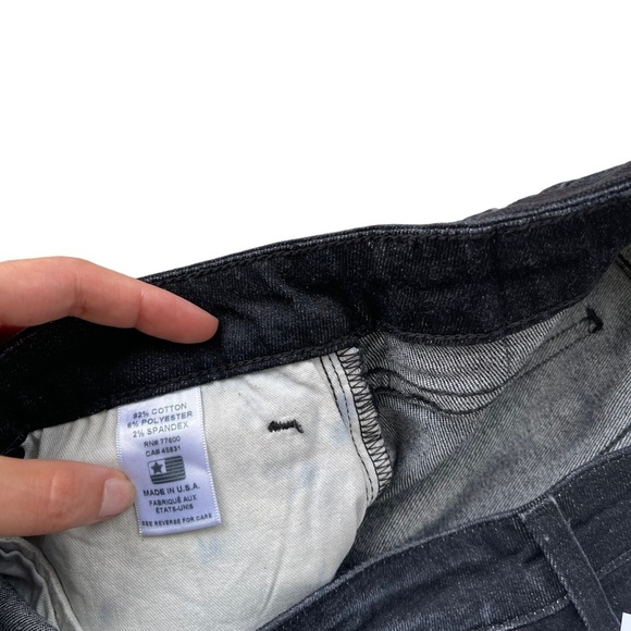 Free People X Sandrine Women’s Black Denim Mid Rise Skinny Jeans - Picture 3 of 8